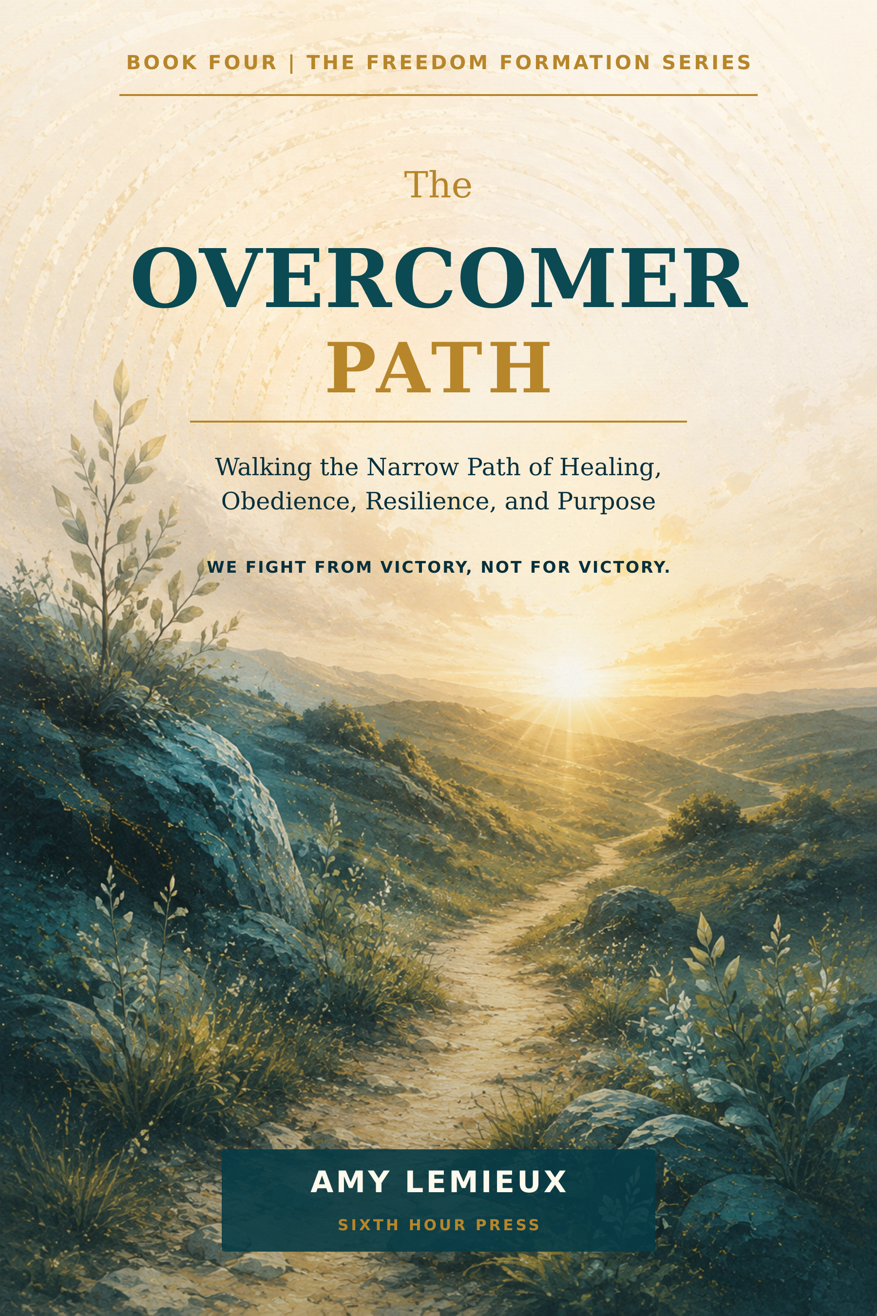 The Overcomer Path by Amy Lemieux book cover